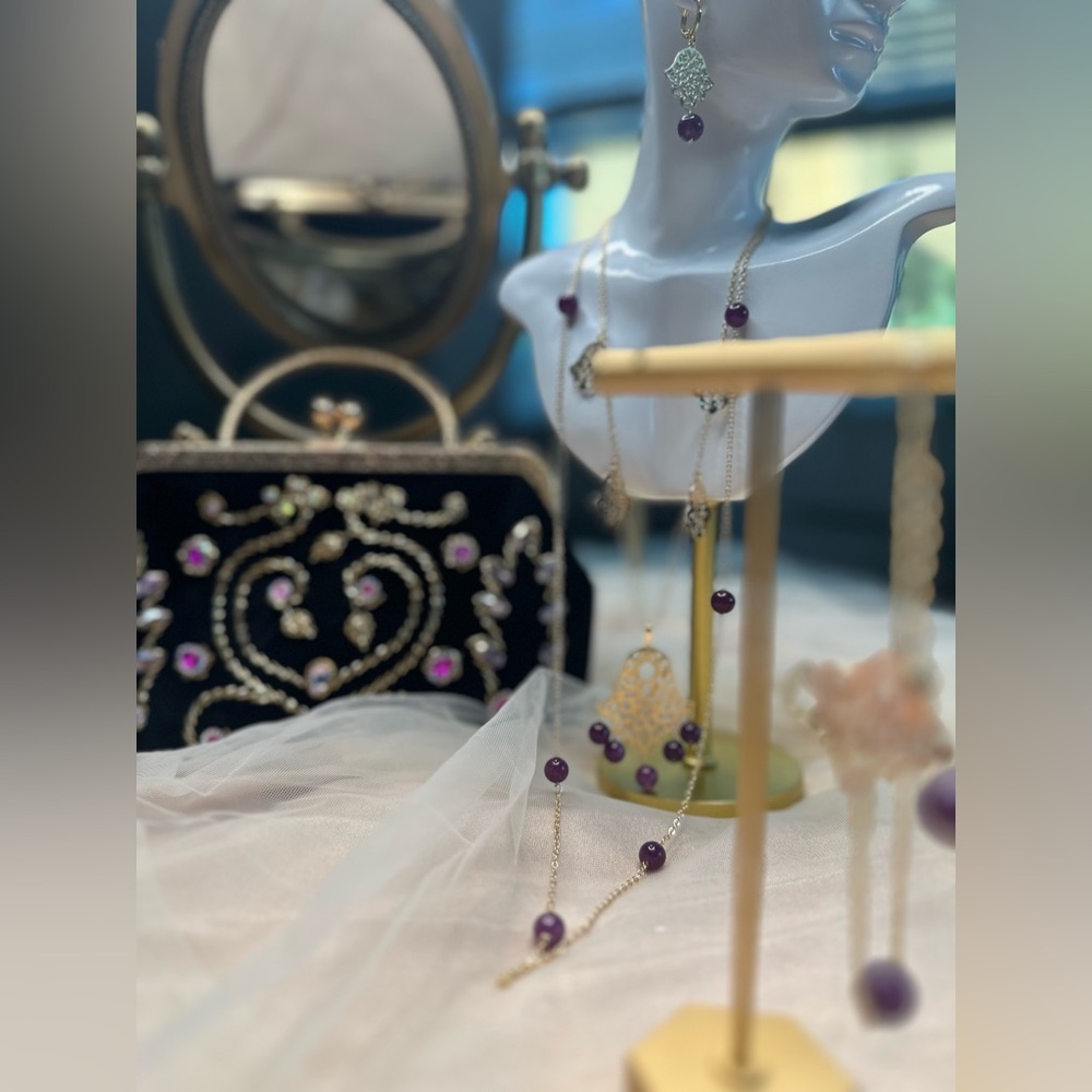 Handmade bags and necklaces